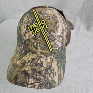 NWT Mello Yello Realtree Camo Meshback Strapback Cap Soda Outdoor‎ Hat